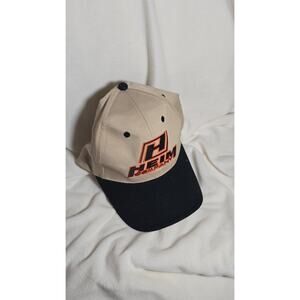 Vintage United Stitches Of America Hemi Company Tan Black Strap Back 100% Cotton